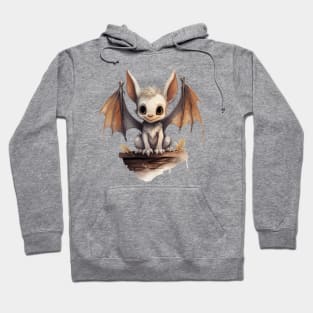 Cute Baby Halloween Gargoyle on Ledge Hoodie